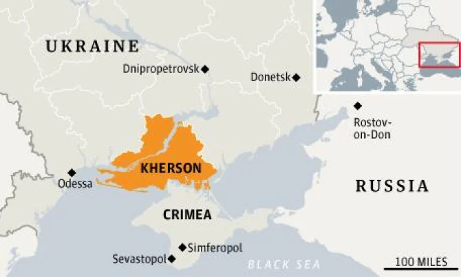 Probleme pentru Armata rusă. Împinsă 20 de km în Herson și aproape blocată pe malul Niprului, ocupantul „evacuează” în masă civili