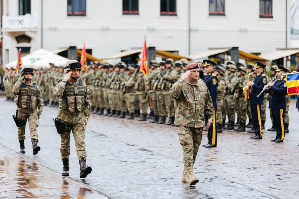 Ceremonialul de Înființare al Batalionului 24 Infanterie „Ecaterina Teodoroiu” Târgu Jiu
